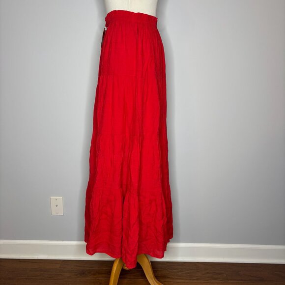 Thats So Fetch - Red Selina Maxi Skirt - Picture 4 of 4